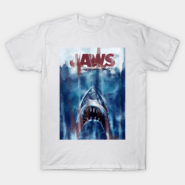 Jaws T-Shirt by dmitryb1